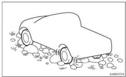 MITSUBISHI L200 (2011) - When driving on rocky roads - 1