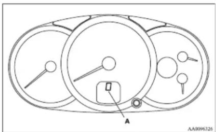 MITSUBISHI L200 (2011) - Selector lever position indicator - 1