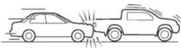 MITSUBISHI L200 (2011) - The side airbags and curtain airbags ARE NOT DESIGNED TO DEPLOY when... - 2