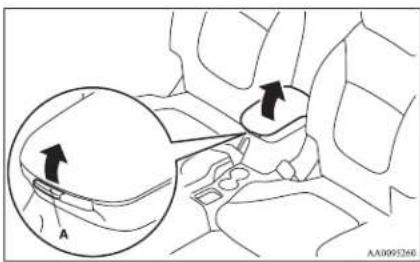 Diagram showing car seatbelt mechanism with labeled components and directional arrows indicating movement