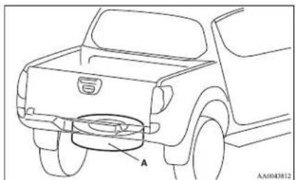 MITSUBISHI L200 (2011) - Spare wheel - 1