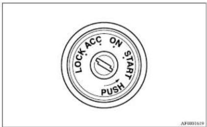 LOCK ACC ON START PUSH AF8001619