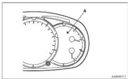MITSUBISHI L200 (2011) - Low fuel warning lamp - 1