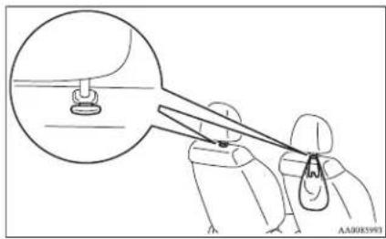 MITSUBISHI L200 (2011) - Convenient hook - 1