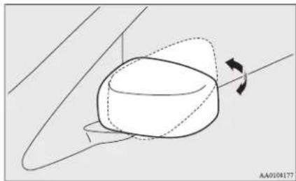MITSUBISHI Mirage (2019) - [Except for vehicles equipped with the mirror retractor switch] - 1