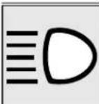 MITSUBISHI Mirage (2019) - High-beam indication lamp - 1