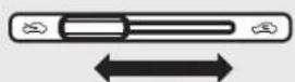 MITSUBISHI Mirage (2019) - Air selection lever - 1