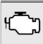 MITSUBISHI Mirage (2019) - Check engine warning lamp - 1
