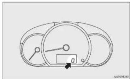 MITSUBISHI Mirage (2019) - Selector lever position display - 1