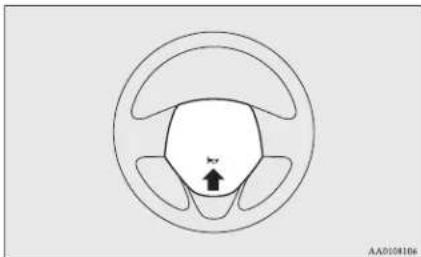MITSUBISHI Mirage (2019) - Horn switch - 1