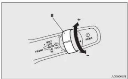 B MUST OFF AUTO LAD PULL FRONT + - CAR -