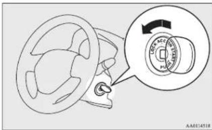 Diagram showing steering wheel and gear with a magnified inset highlighting the gear's internal components.