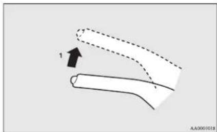 MITSUBISHI Mirage (2019) - Parking brake - 1