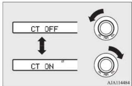 MITSUBISHI Mirage (2019) - To adjust the clock - 2