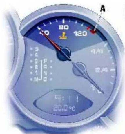 PORSCHE 911 Turbo (2008) - Tachometer - 1