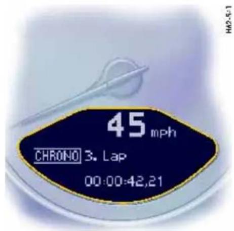PORSCHE 911 Turbo (2008) - Starting a new lap time measurement - 1