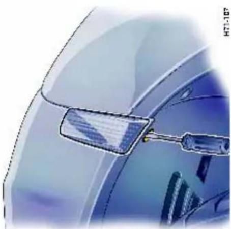PORSCHE 911 Turbo (2008) - Direction indicator, front - 1