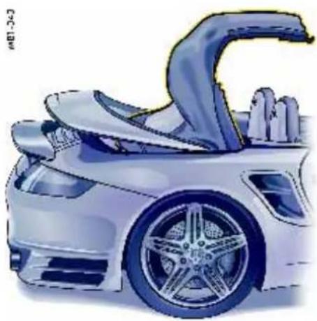 PORSCHE 911 Turbo (2008) - Closing the convertible top - 2