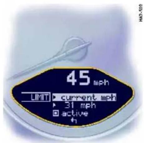 PORSCHE 911 Turbo (2008) - LIMIT Acoustic Warning Signal for Speed Limit - 2