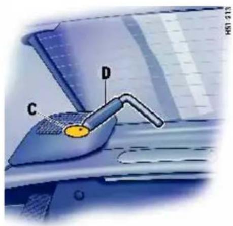 PORSCHE 911 Turbo (2008) - Removing the hardtop - 2