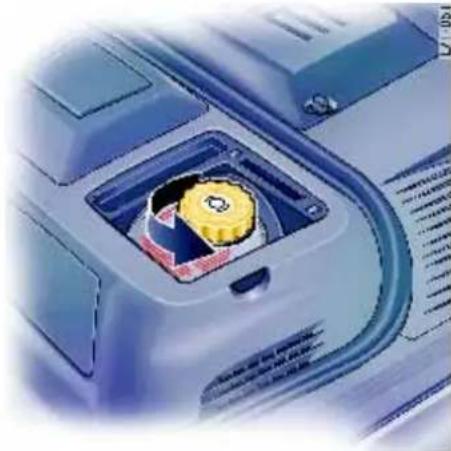 PORSCHE 911 Turbo (2008) - Checking the brake fluid level - 1