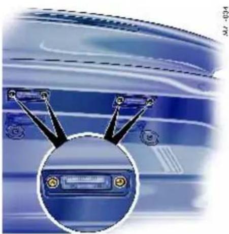 PORSCHE 911 Turbo (2008) - Changing bulb - 1