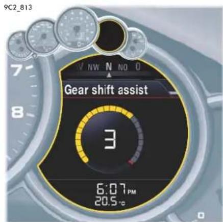 9C2_813 V NW N NO O Gear shift assist 3 6:07 PM 20.5°C