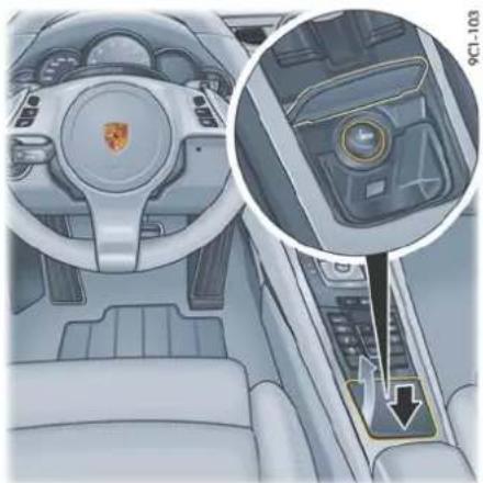 PORSCHE 911 Carrera (2012) - 收起杯座 - 2
