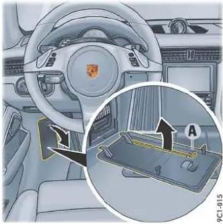 PORSCHE 911 Carrera (2012) - 配备保时捷免钥匙进入系统的车辆退出准备就绪状态 - 1