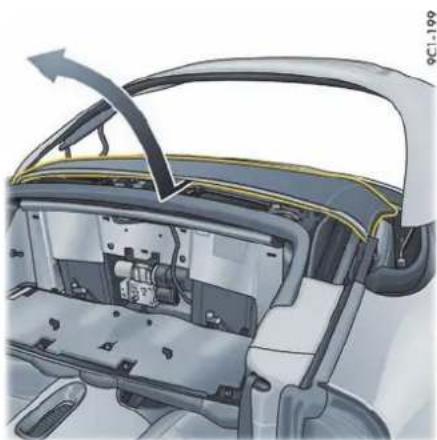 PORSCHE 911 Carrera (2013) - 打开活动顶篷厢盖 - 7