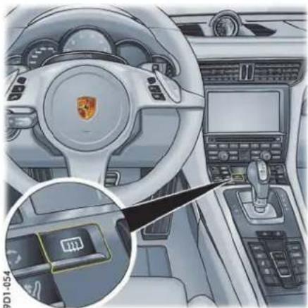 PORSCHE 911 Carrera (2013) - 自动空气再循环模式 - 1