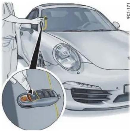 PORSCHE 911 Carrera (2013) - 车辆无法解锁 - 1