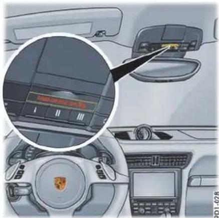 PORSCHE 911 Carrera (2013) - 警示灯 - 1