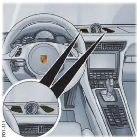PORSCHE 911 Carrera (2013) - 取消手动风量分配 - 1
