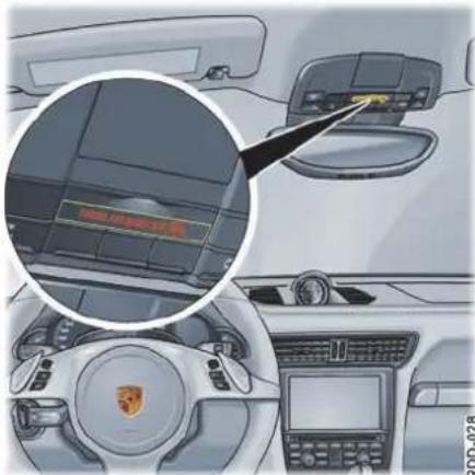 PORSCHE 911 Carrera (2014) - 警示灯 - 1