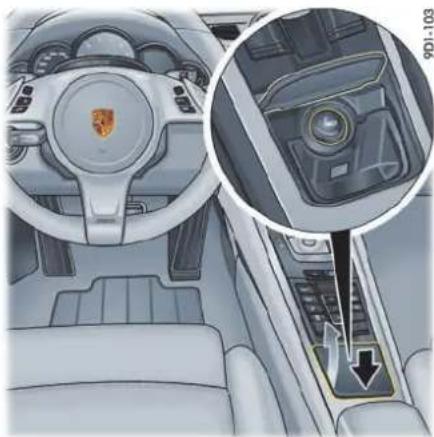 PORSCHE 911 Carrera (2014) - 收起杯座 - 2