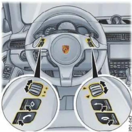 PORSCHE 911 Carrera (2014) - 多功能方向盘 - 2