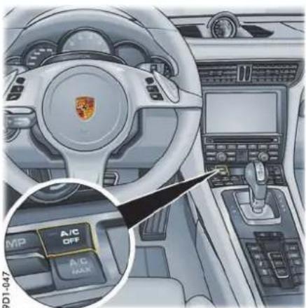PORSCHE 911 Carrera (2014) - 有关用电设备自动关闭的信息 - 1