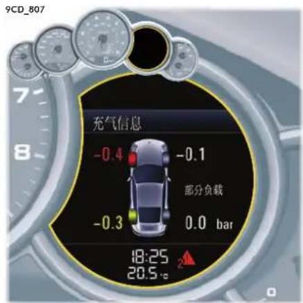 9CD_807 充气信息 -0.4 -0.1 部分负载 -0.3 0.0 bar 18:25 20.5°