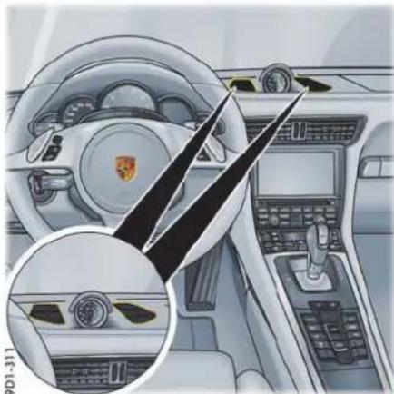 PORSCHE 911 Carrera (2014) - 取消手动风量分配 - 1