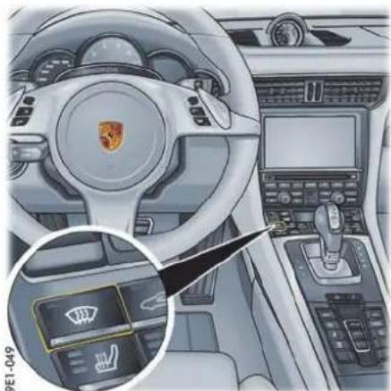 PORSCHE 911 Carrera (2015) - 关闭 “A/C MAX”（空调最高档）模式 - 1