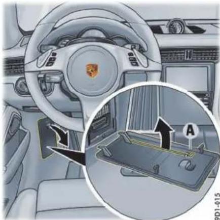 PORSCHE 911 Carrera (2015) - 配备保时捷免钥匙进入系统的车辆退出准备就绪状态 - 1