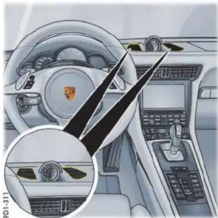 PORSCHE 911 Carrera (2015) - 取消手动风量分配 - 1