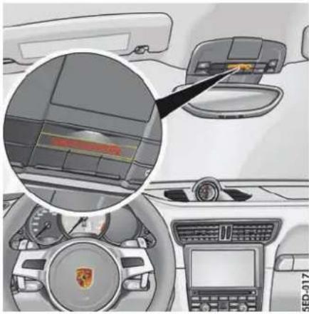 PORSCHE 911 GT3 (2015) - 安全气囊警示灯 - 1