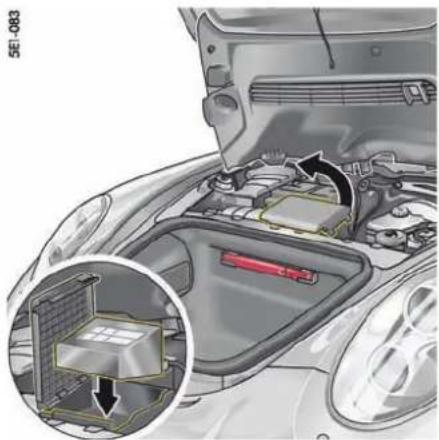 PORSCHE 911 GT3 (2015) - 取出轮胎充气机 - 2