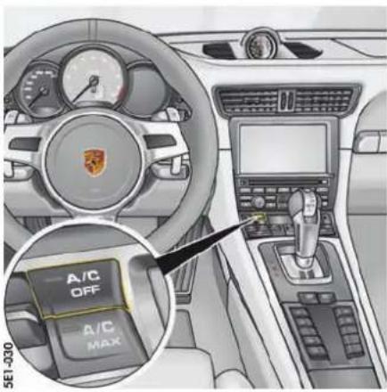 PORSCHE 911 GT3 (2015) - 有关用电设备自动关闭的信息 - 1