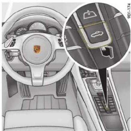 PORSCHE 911 Carrera (2016) - 用开关打开活动顶篷 - 1