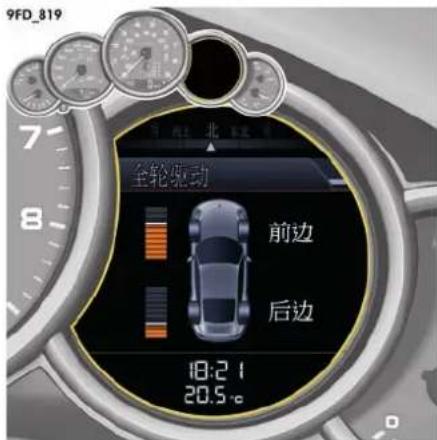 9FD_819 全轮驱动 前边 后边 18:21 20.5℃