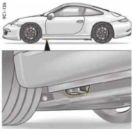 PORSCHE 911 Carrera (2016) - 合金车轮上的铭文 - 1