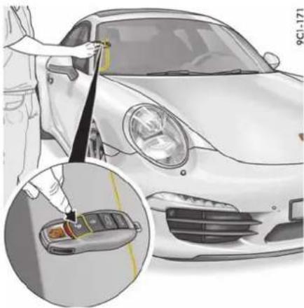 PORSCHE 911 Targa (2016) - 车辆无法解锁 - 1